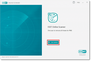 Eset online scanner